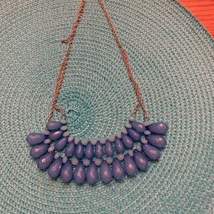 Blue beaded necklace